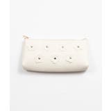 オフホワイト | フラワーモチーフペンケース | WEGO【WOMEN】