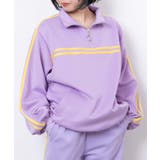パープル | ハーフジップカラージャージ 韓国 韓国ファッション | WEGO【WOMEN】