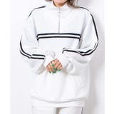 ホワイト | ハーフジップカラージャージ 韓国 韓国ファッション | WEGO【WOMEN】