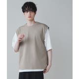 ベージュ | アンサンブル ベストTシャツ メンズ | WEGO【MEN】