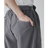 トロミ ベルト付きワイドスラックス メンズ | WEGO【MEN】 | 詳細画像10 