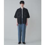 トロミ ベルト付きワイドスラックス メンズ | WEGO【MEN】 | 詳細画像12 