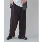 トロミ ベルト付きワイドスラックス メンズ | WEGO【MEN】 | 詳細画像34 
