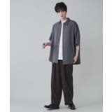 トロミ ベルト付きワイドスラックス メンズ | WEGO【MEN】 | 詳細画像36 