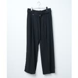 トロミ ベルト付きワイドスラックス メンズ | WEGO【MEN】 | 詳細画像44 