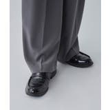 トロミ ベルト付きワイドスラックス メンズ | WEGO【MEN】 | 詳細画像9 