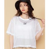 ホワイト | CLASSICSメッシュTシャツ MC20SM04-L7431 | WEGO【WOMEN】