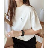 USPOLOワンポイントTシャツ レディース 春 | WEGO【WOMEN】 | 詳細画像3