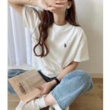 USPOLOワンポイントTシャツ レディース 春 | WEGO【WOMEN】 | 詳細画像4