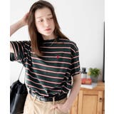 グリーンボーダー | USPOLOワンポイントTシャツ レディース 春 | WEGO【WOMEN】