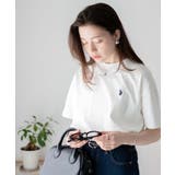 ホワイト | USPOLOワンポイントTシャツ レディース 春 | WEGO【WOMEN】