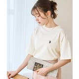 オフホワイト | USPOLOワンポイントTシャツ レディース 春 | WEGO【WOMEN】