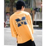 イエロー | 別注NCAAロゴプリントTシャツ | WEGO【MEN】