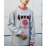 杢グレー | 別注 NFL チームロゴ刺繍BIGロンTシャツ | WEGO【MEN】