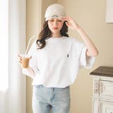 ホワイト | 別注USPOLOヘビーウエイトBIGTシャツ Tシャツ半袖 オーバーサイズ | WEGO【WOMEN】