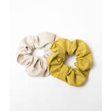 ベージュ・グリーン | 【WEB限定】フェイクレザーシュシュ | WEGO【WOMEN】