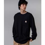 ブラック | CARHARTT PocketロンT MT20AU09 | WEGO【MEN】