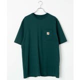 Dグリーン | Carhartt PocketTシャツ MT20SM07-M5002 | WEGO【WOMEN】
