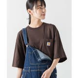 ブラウン | Carhartt PocketTシャツ MT20SM07-M5002 | WEGO【WOMEN】