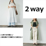 【WEB限定】コットン2WAYワンピース | WEGO【WOMEN】 | 詳細画像9