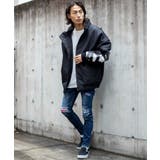 【WEB限定】ラインボンバージャケット N20-327-39D | WEGO【MEN】 | 詳細画像2 