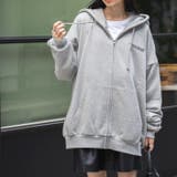 ヘビーウエイトワンポイントZIPパーカー レディース 秋 | WEGO【WOMEN】 | 詳細画像1 