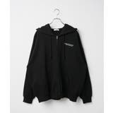 ヘビーウエイトワンポイントZIPパーカー レディース 秋 | WEGO【WOMEN】 | 詳細画像25 