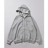 ヘビーウエイトワンポイントZIPパーカー レディース 秋 | WEGO【WOMEN】 | 詳細画像33 