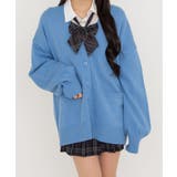 柄1 | スクールニットカーディガン 制服カーディガン オーバーサイズ | WEGO【WOMEN】