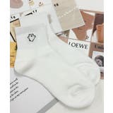 柄9 | アンクルパイルゆる刺繍ソックス | WEGO【MEN】