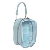 サックス | 2WAYワイドクリアウィンドウぬいポーチ | WEGO【WOMEN】