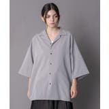 グレー | クレープオープンカラーシャツ（SS） | WEGO【MEN】