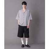 クレープオープンカラーシャツ（SS） | WEGO【MEN】 | 詳細画像2 
