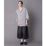 クレープオープンカラーシャツ（SS） | WEGO【MEN】 | 詳細画像3 