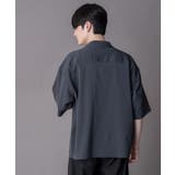 クレープオープンカラーシャツ（SS） | WEGO【MEN】 | 詳細画像9 