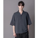 クレープオープンカラーシャツ（SS） | WEGO【MEN】 | 詳細画像10 