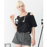 スミクロ | タンクレイヤードドロストショートT | WEGO【WOMEN】
