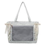 グレー:花柄 | ガーリーレースアップ痛バッグS | WEGO【WOMEN】
