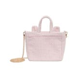 耳付きツイードレースアップミニぬいショルダー | WEGO【WOMEN】 | 詳細画像1