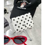 柄2ドットホワイト | シンプルフラップミニウォレット | WEGO【WOMEN】