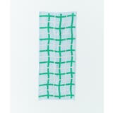 柄2:ブルーチェック | フェイスタオル | WEGO【WOMEN】