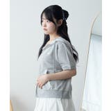 レースパイピング半袖パーカー | WEGO【WOMEN】 | 詳細画像13