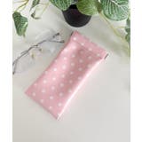 Lピンク | PUドットアイウェアケース | WEGO【WOMEN】