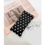 ブラック | PUドットアイウェアケース | WEGO【WOMEN】