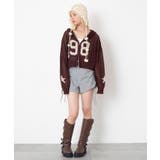 ナンバリングメッシュニットパーカー | WEGO【WOMEN】 | 詳細画像1 