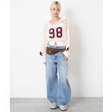 ナンバリングメッシュニットパーカー | WEGO【WOMEN】 | 詳細画像2 