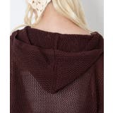 ナンバリングメッシュニットパーカー | WEGO【WOMEN】 | 詳細画像3 