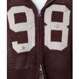 ナンバリングメッシュニットパーカー | WEGO【WOMEN】 | 詳細画像5 