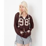 ナンバリングメッシュニットパーカー | WEGO【WOMEN】 | 詳細画像9 