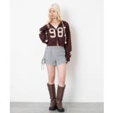 ナンバリングメッシュニットパーカー | WEGO【WOMEN】 | 詳細画像13 